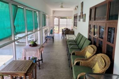 East facing screened verandah main bungalow